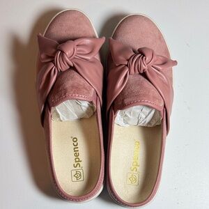 Women’s Spenco Suede Bow Mules